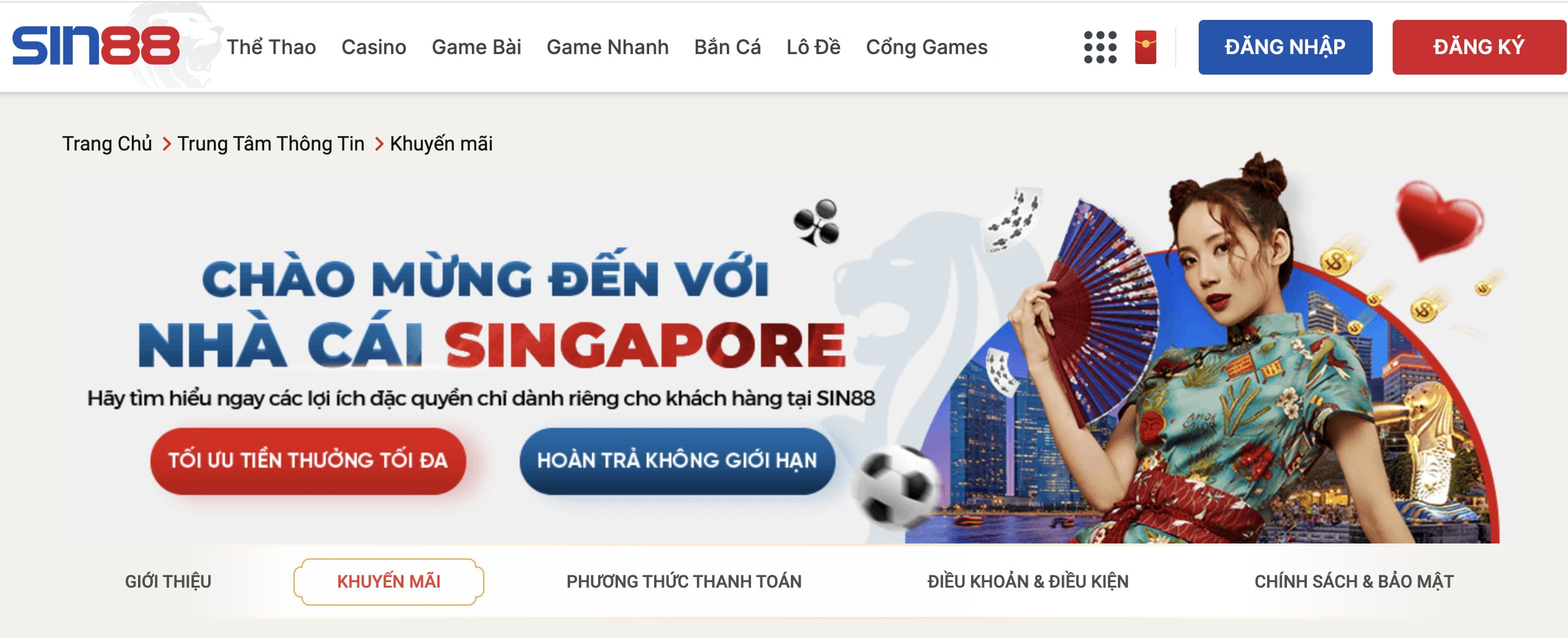 Nội dung điều khoản và điều kiện Sin88 Nội dung điều khoản và điều kiện Sin88