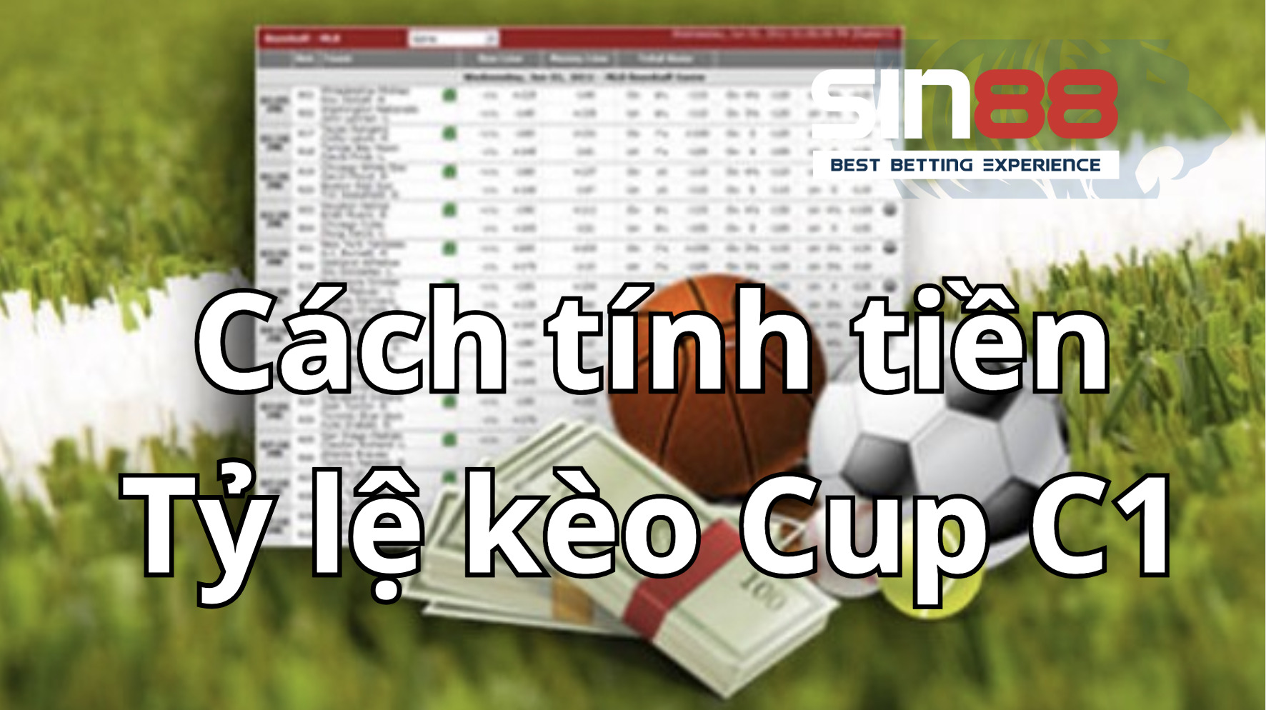 Hướng dẫn cách tính tỷ lệ kèo Cup C1 Hướng dẫn cách tính tỷ lệ kèo Cup C1